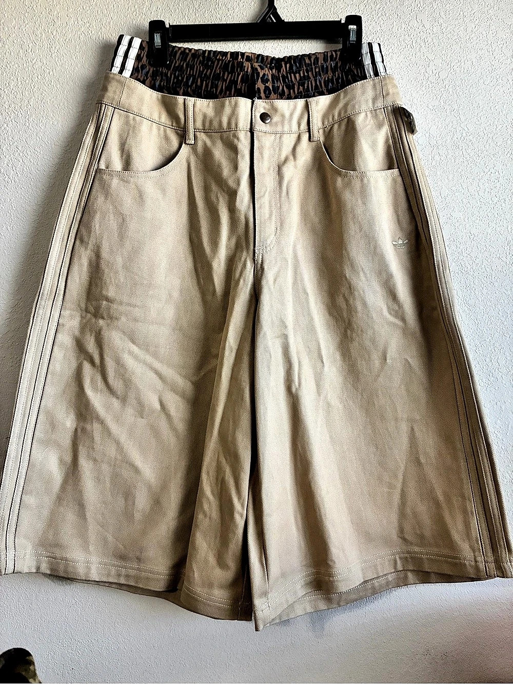 adidas FB Utility Short Utility Shorts in Beige Size 10 NWT